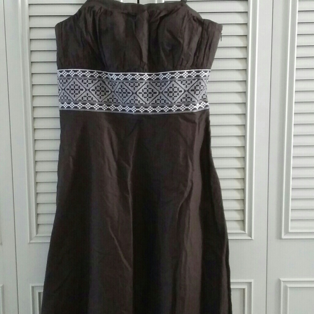With or without straps Loft cotton dress